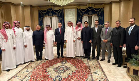 The President Receives a Delegation of Ambassadors and Military Attachés